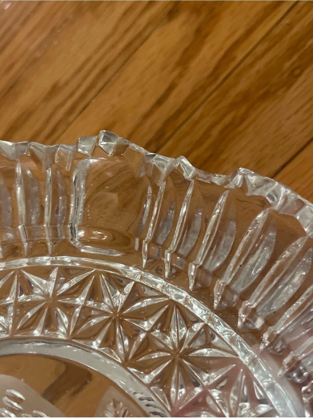 VTG Hofbauer Crystal The Byrdes Collection Dome Lid Cheese Or Butter Dish - Picture 6 of 7